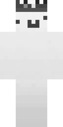 Белый скин Майнкрафт — скачать PNG бесплатно