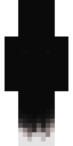 Чёрный скин Майнкрафт — скачать PNG бесплатно
