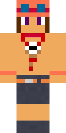 Аниме скин Майнкрафт — скачать PNG бесплатно