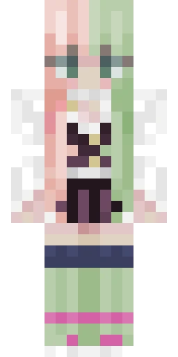 Аниме скин Майнкрафт — скачать PNG бесплатно