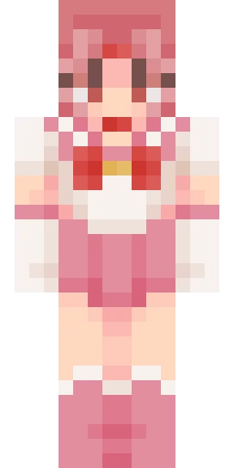 Аниме скин Майнкрафт — скачать PNG бесплатно