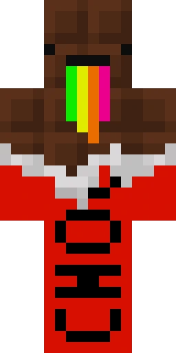Радужный скин Майнкрафт — скачать PNG бесплатно