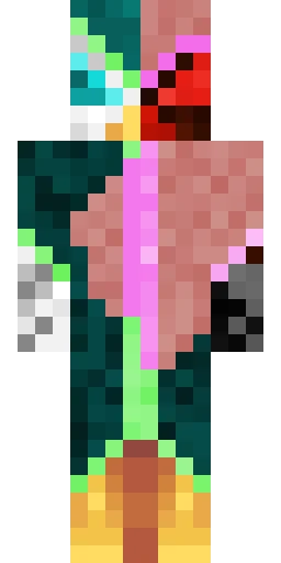 С плащом скин Майнкрафт — скачать PNG бесплатно