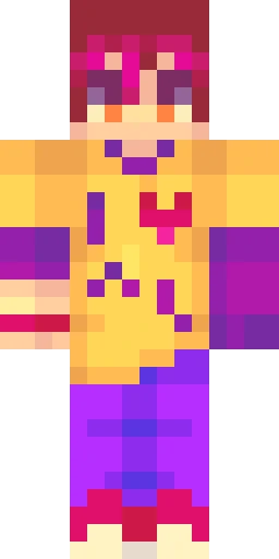 Аниме скин Майнкрафт — скачать PNG бесплатно