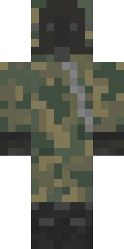 Военный скин Майнкрафт — скачать PNG бесплатно