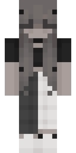 Серый скин Майнкрафт — скачать PNG бесплатно