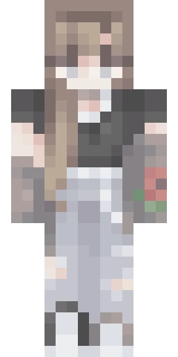 Серый скин Майнкрафт — скачать PNG бесплатно