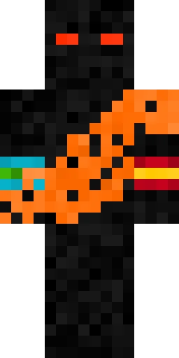 Тёмный скин Майнкрафт — скачать PNG бесплатно
