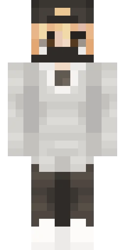 Серый скин Майнкрафт — скачать PNG бесплатно