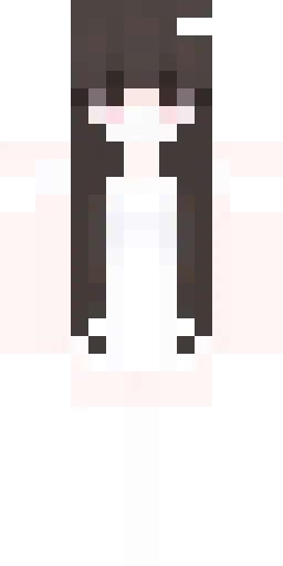 Белый скин Майнкрафт — скачать PNG бесплатно