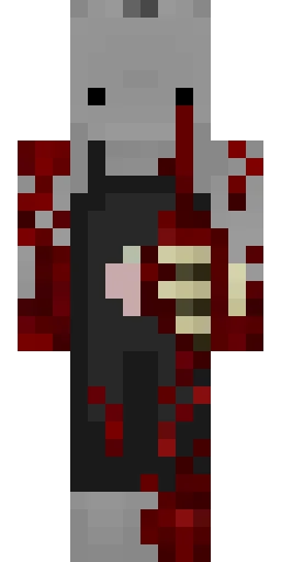 Страшный скин Майнкрафт — скачать PNG бесплатно