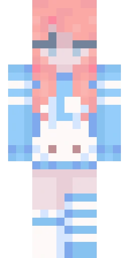 С волосами скин Майнкрафт — скачать PNG бесплатно