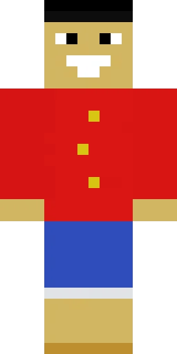Аниме скин Майнкрафт — скачать PNG бесплатно