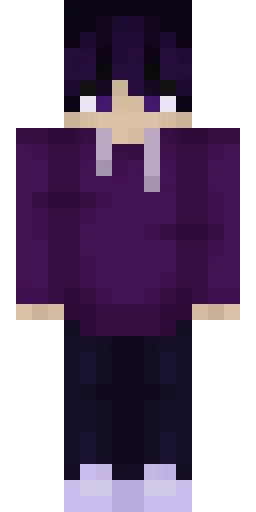 Фиолетовый скин Майнкрафт — скачать PNG бесплатно