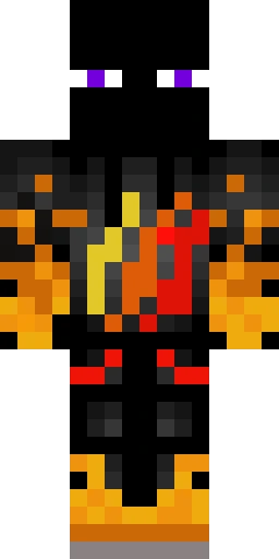 Огонь скин Майнкрафт — скачать PNG бесплатно