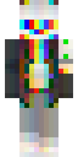 Страшный скин Майнкрафт — скачать PNG бесплатно