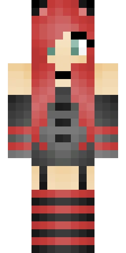 Аниме скин Майнкрафт — скачать PNG бесплатно