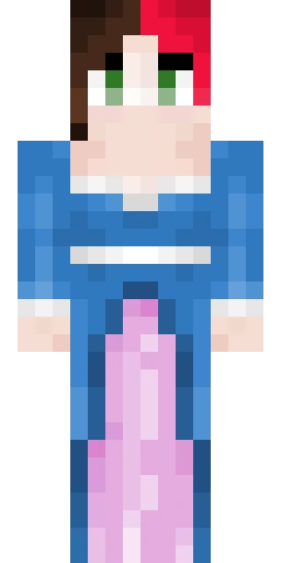 В платье скин Майнкрафт — скачать PNG бесплатно