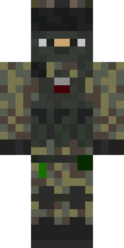 Военный скин Майнкрафт — скачать PNG бесплатно