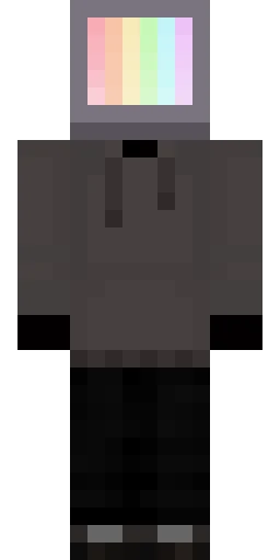 Серый скин Майнкрафт — скачать PNG бесплатно