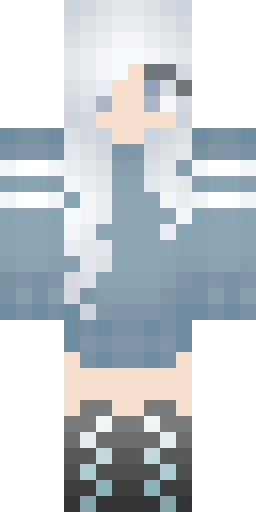 Серый скин Майнкрафт — скачать PNG бесплатно