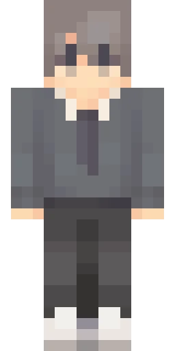 Серый скин Майнкрафт — скачать PNG бесплатно