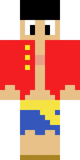 Аниме скин Майнкрафт — скачать PNG бесплатно