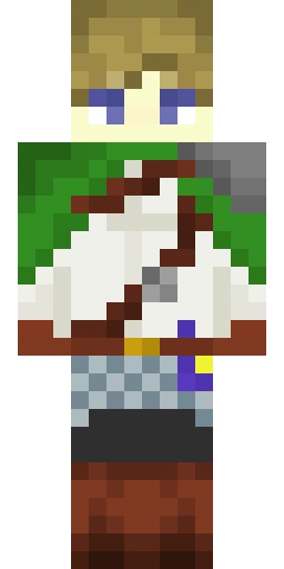 С плащом скин Майнкрафт — скачать PNG бесплатно