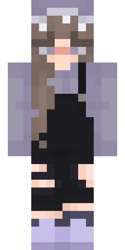 Фиолетовый скин Майнкрафт — скачать PNG бесплатно