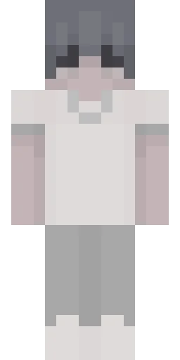 Серый скин Майнкрафт — скачать PNG бесплатно