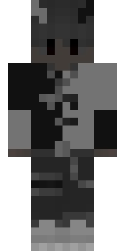 Серый скин Майнкрафт — скачать PNG бесплатно