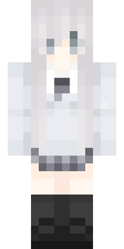 Серый скин Майнкрафт — скачать PNG бесплатно