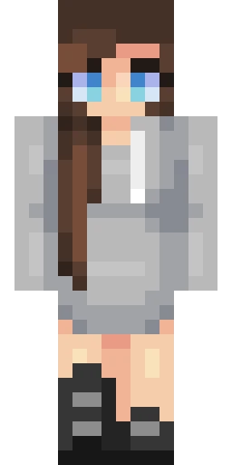 Серый скин Майнкрафт — скачать PNG бесплатно