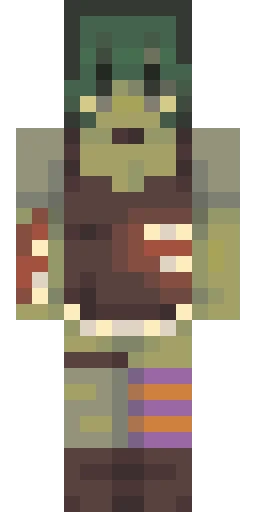 Страшный скин Майнкрафт — скачать PNG бесплатно
