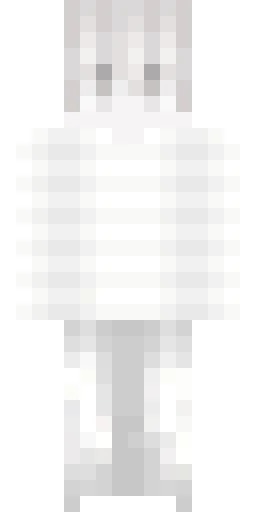 Белый скин Майнкрафт — скачать PNG бесплатно