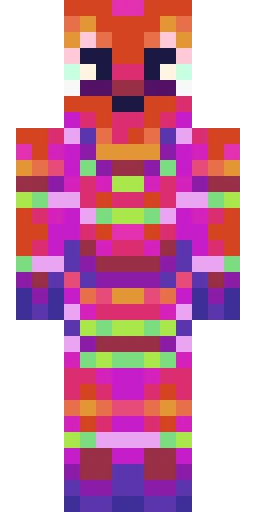 Лиса скин Майнкрафт — скачать PNG бесплатно