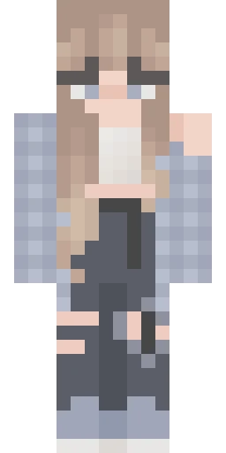 Синий скин Майнкрафт — скачать PNG бесплатно