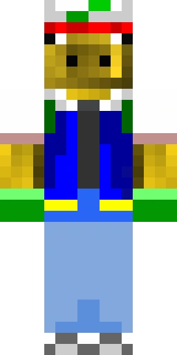 Золотой скин Майнкрафт — скачать PNG бесплатно