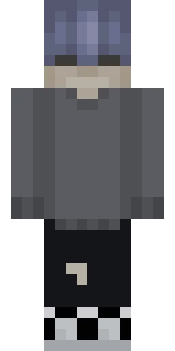 Серый скин Майнкрафт — скачать PNG бесплатно