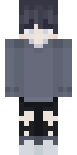 Серый скин Майнкрафт — скачать PNG бесплатно