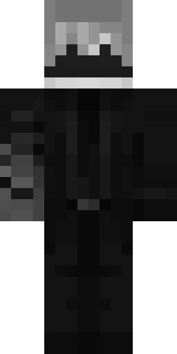 Чёрный скин Майнкрафт — скачать PNG бесплатно