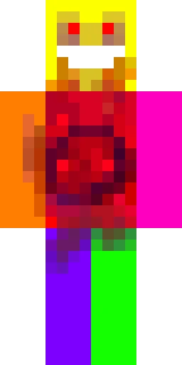 Страшный скин Майнкрафт — скачать PNG бесплатно