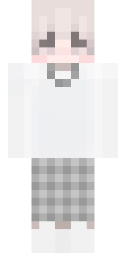 Белый скин Майнкрафт — скачать PNG бесплатно