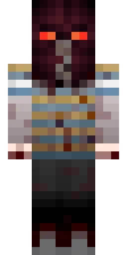 Страшный скин Майнкрафт — скачать PNG бесплатно
