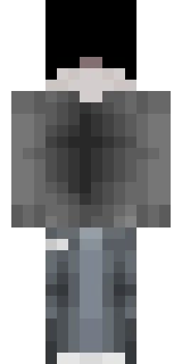 Серый скин Майнкрафт — скачать PNG бесплатно