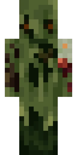 Страшный скин Майнкрафт — скачать PNG бесплатно