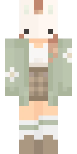 Зелёный скин Майнкрафт — скачать PNG бесплатно
