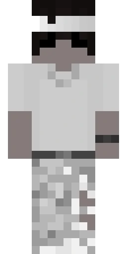Белый скин Майнкрафт — скачать PNG бесплатно