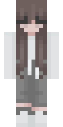 Серый скин Майнкрафт — скачать PNG бесплатно