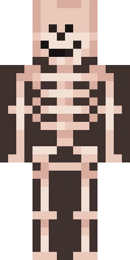 Страшный скин Майнкрафт — скачать PNG бесплатно